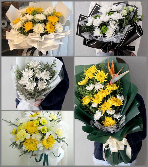 贵州遵义仁怀市喜头镇共和村白事花束代送